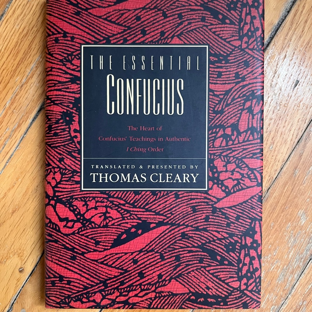 The Essential Confucius by Thomas Cleary - Red & Black Hardcover